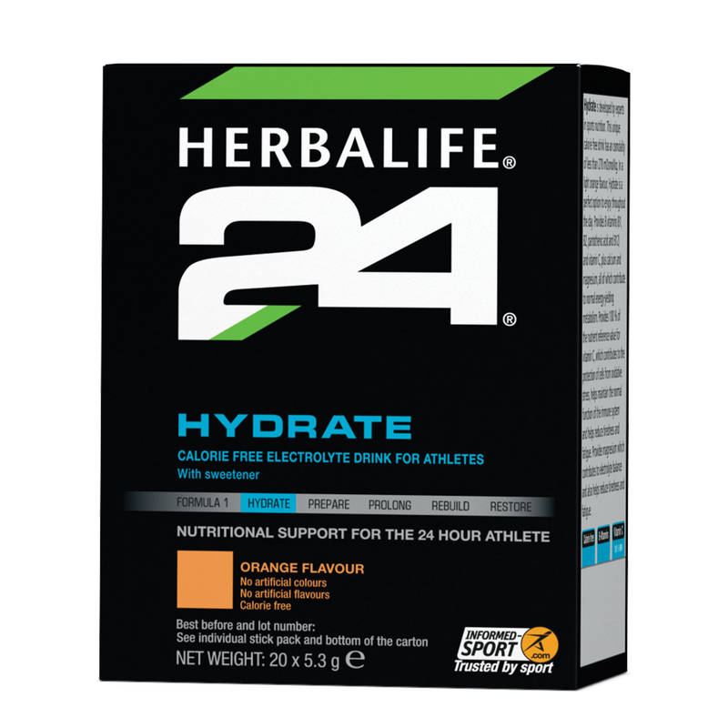 H24 Hydrate Orange 20 stick packs